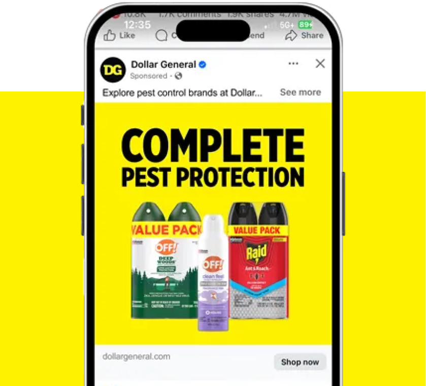 paid social tactic example