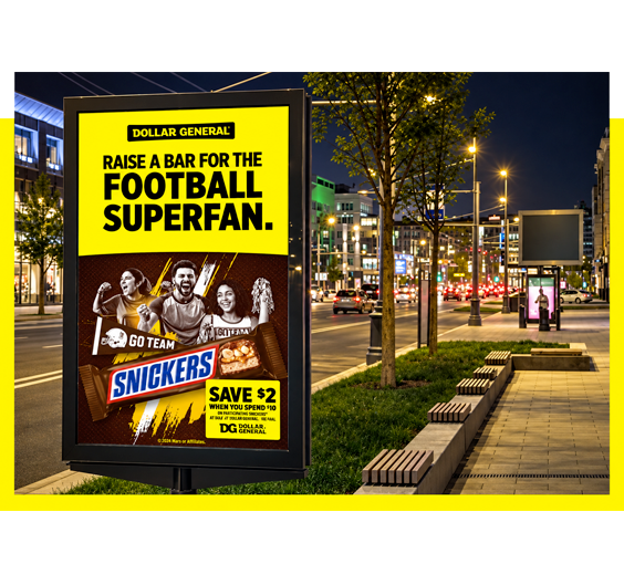 digital out of home dooh example